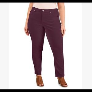 NWT Style & Co. Burgundy Jeans